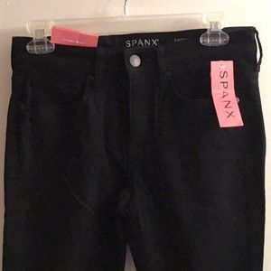 Spanx 5 pocket skinny black jeans